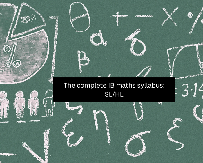 The complete IB maths syllabus: SL/HL
