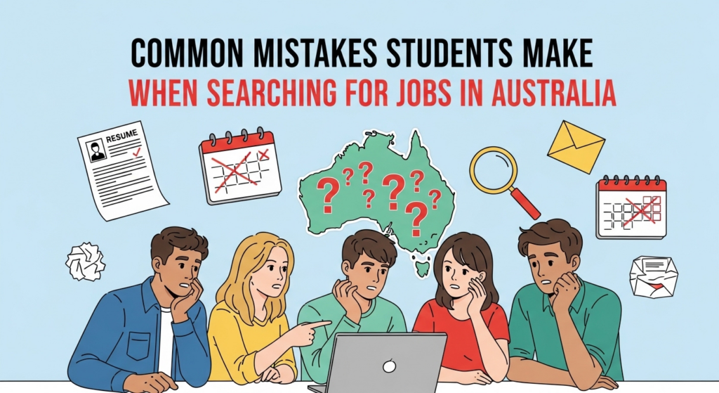 Common Mistakes Students Make When Searching for Jobs in Australia